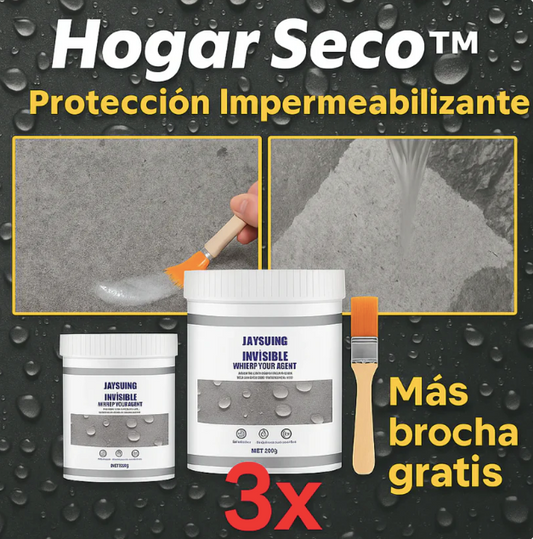 "Hogar Seco" Sellador Adehesivo Pack x3 + Brocha GRATIS